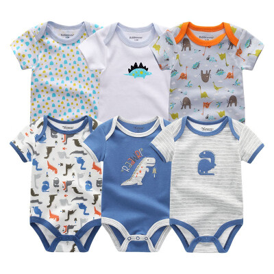 

6PCS Newest Baby Clothing Set Baby Girls Clothes Roupas de bebe Unicon Newborn Babywear Baby Boys Clothes Bodysuits Rompers