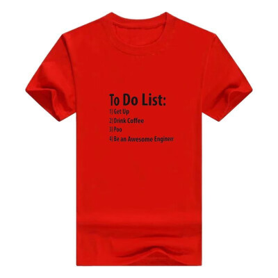 

Engineer To Do List Funny Be Awesome List Engineer Gift Mans t-Shirt