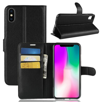 

for Apple iPhone  Max 65"  for iPhone XR 61" WIERSS Wallet Phone Case for iPhone X 10 58" Flip Leather Cover Case Fundas