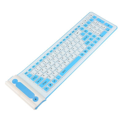 

107 Keys 24G Wireless Low-noise Silicon Keyboard Foldable And Portable Dustproof Waterproof