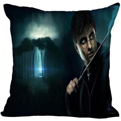 

Harry Potter Pillow Cover Bedroom Home Office Decorative Pillowcase Square Zipper Pillow Cases Satin Soft No Fade 35x35CM 35x35CM 35x35CM