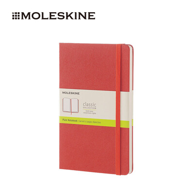 

MOLESKINE Notebook Business Office Stationery Notepad New Collection Series Hard Surface Large White Notebook Coral Orange 3694