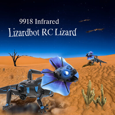 

9918 Infrared Remote Control Lizardbot 4 Modes RC Lizard Kids Toy