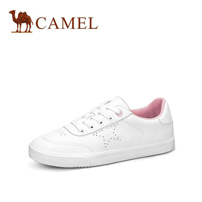 

Camel CAMEL ladies simple fresh star shaped small round head white shoes A91278601 white powder 38