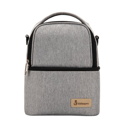 

Insulated Breastmilk Cooler Backpack Electric Breast Pump Bag 2 Compartments Baby Bottle Bag Lunch Tote For Nursing Mom Work Panic