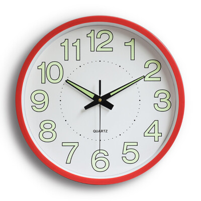 

12 inch Luminous Wall Quartz Clock Home Decorations