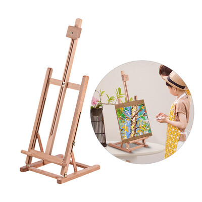 

Adjustable Tabletop H-frame Wood Easel Assembled High-quality Art Supplies for Artists Students School