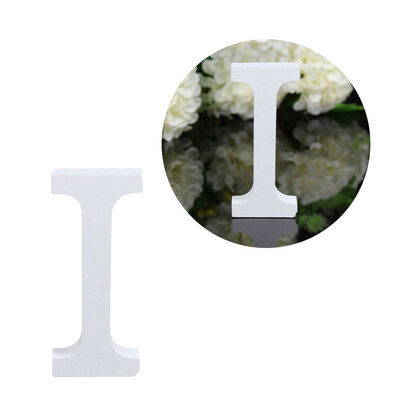 

Wooden Alphabet Letters White Wooden Wedding Supplies Photography Props Festival Party Decorative