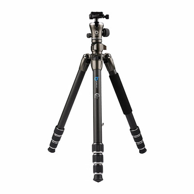 

BONFOTO 55" B671C Carbon Fiber Travel Tripod with Ball Head 8KG Load Capacity with 14" Screw Quick Release Mounting Plate