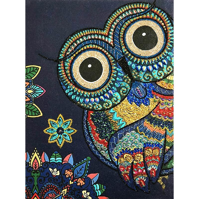

DIY 5D Diamond Painting Embroidery Cross Stitch Owl Animal Home Decor Rhinestone Mosaic Needlework NO8 Specifications 3040