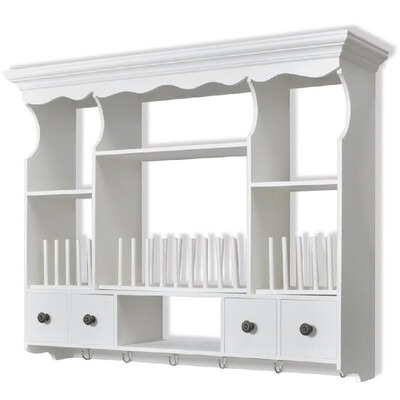 

Wooden Kitchen Wall Cabinet White