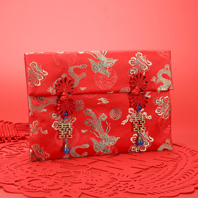

TONSILK K061-6 Silk Red Packet