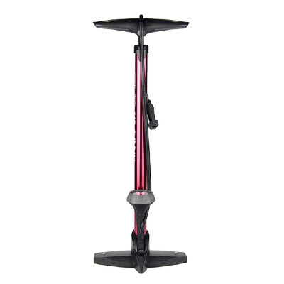 

Bike Floor Pump Aluminum Bicycle Air Pump with Air Gauge Schrader Valve Presta Valve