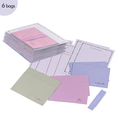 

Lovely Floral Lined Stationery Paper 14 19cm with Non-Adhesive Matchable Envelopes 15 10cm All-Purpose Letter Paper Envelope S