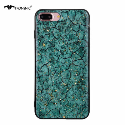 

TRONSNIC Glitter Gold Phone Case for iPhone 6 6s Plus Soft Purple Green Case Silicone Covers Hot Luxury