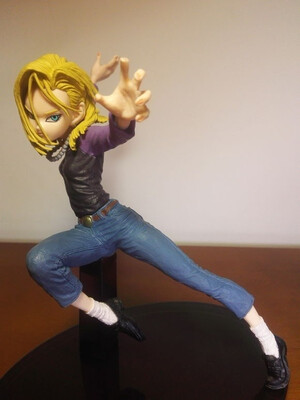 

Dragon Ball Z Budokai 6 Kai Android 18 Battle PVC Action Figure Model 15 cm