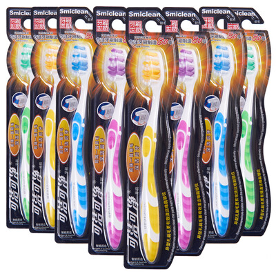 

Cleanable clean toothbrush physical grinding pointed hair 8 holes