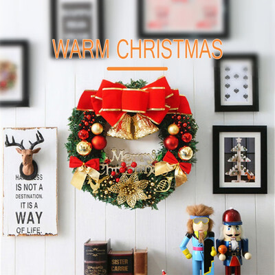 

NeillieN Christmas wreath 304050cm Christmas decorations window props shopping mall layout creative giftsBell wreath