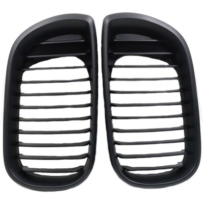 

2Pcs Black Automotive Front Center Grille Grill for BMW E46 4 Door 2002-2005