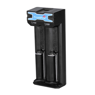 

TrustFire 2 Slots Rechargeable Battery Charger for 10440 14500 16340 17335 17670 18350 18650 Battery CE RoHS Certified