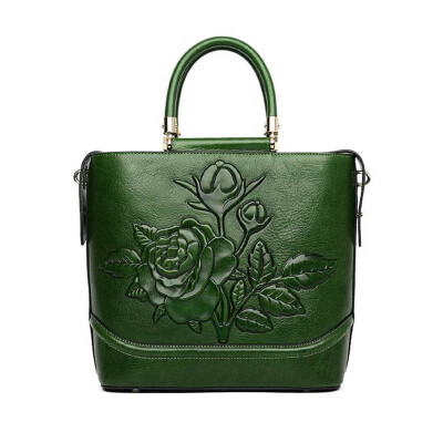 

SUWERER 2019 New Women Genuine Leather bags top luxury handbags women bags designer Embossing leather Art tote women bags