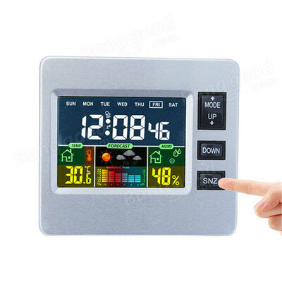 

Loskii DC-07 Smart Home Digital Temperature Hygrometer Alarm Weather Forecast Trends Calendar Function Smart Clock