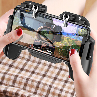 

Ling charm H5 eat chicken artifact with cooling fan mobile game keyboard four-finger shooting auxiliary button Jedi survival tomorrow game controller Apple Andrews universal fan models