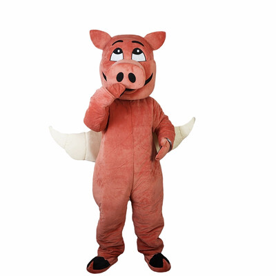 

LangtengFlying Pig Swine Mascot Cartoon Costume Cosplay Party Halloween Christmas Festival Performance