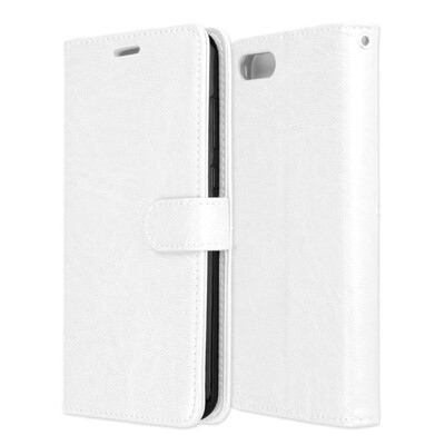 

MOONCASE Huawei Glory View 10 3 Card Photo Frame Leather Case - White