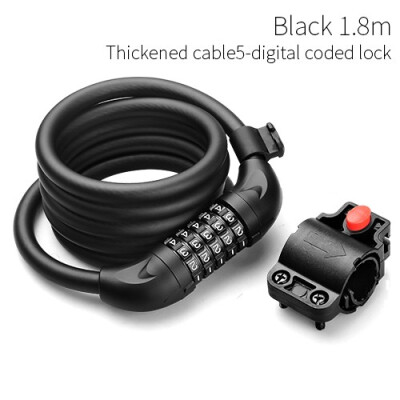 

INBIKE Bike Lock 18m 14m Bicycle Cable Lock Anti-theft Lock with 3 Keys Cycling Steel Wire Security MTB Road Bicycle Locks