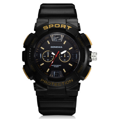 

GON040 Men Silicon Band Analog Quartz Sport Watch