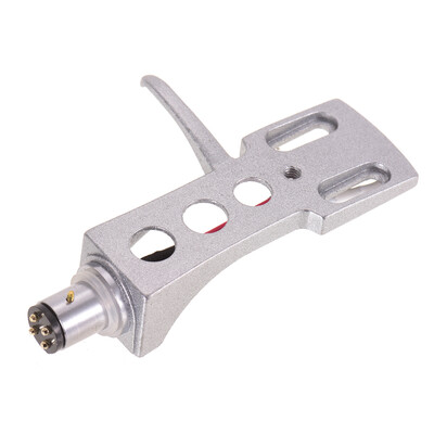 

Universal LP Disc Record Player Phono Turntable Headshell 4-pin Aluminum Alloy with OFC Leadwires Gold-plated Terminals for LP120-