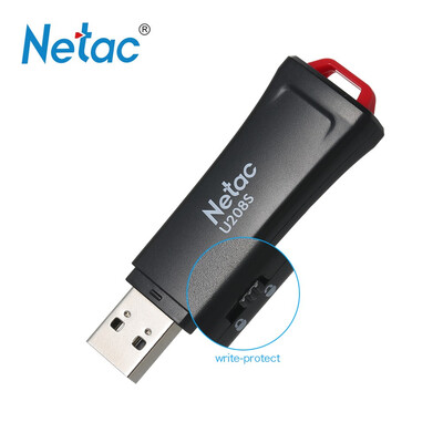 

Netac Write Protect USB20 Flash Drive U208S 81632G Memory Stick