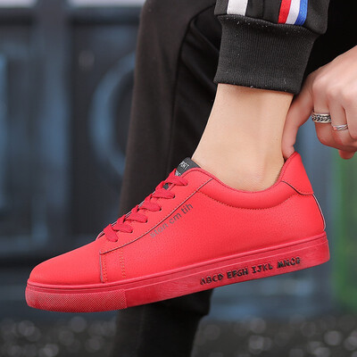 

Mens casual shoes flat low-up shoes