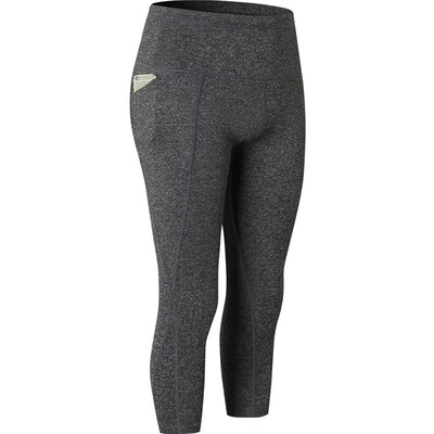 

New sexy girls pocket gym long yoga pants sports pants female compressed running pants tight seven pants
