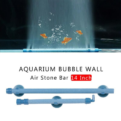 

Aquarium Bubble Wall Air Stone Bar 14 Inch Fish Tank Bubble Wall Air Diffuser Household Tool