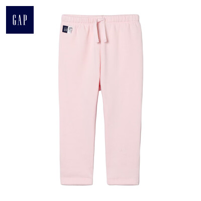 

GAP flagship store childrens clothing baby plus velvet knit pants Wei pants 400006 light pink 59cm 3-6 months