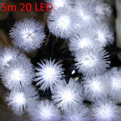 

Christmas Props 5m 20 LEDs Solar String Light Chuzzle Style Lamp Decors New Year Decoration