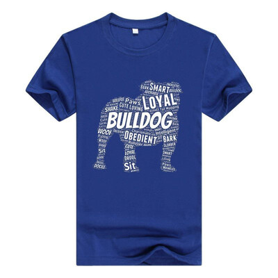 

English Bulldog Word Art Dog Puppy Owner Gift T-Shirt