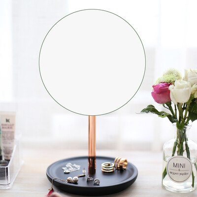 

AHDE Hestia makeup mirror Nordic ins wind desktop makeup mirror dressing mirror to send girlfriend gift 63 inch rose gold