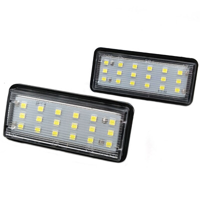 

2Pcs 6000k 3528SMD LED License Plate Light for Toyota Prado Land Cruiser Lexus GX LX MARK
