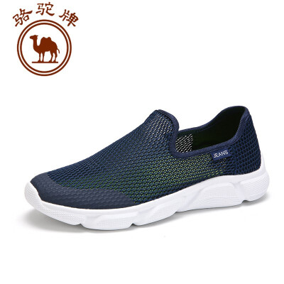 

Camel brand couple mens shoes fashion casual mesh breathable set foot W912330310 dark blue 38240 yards