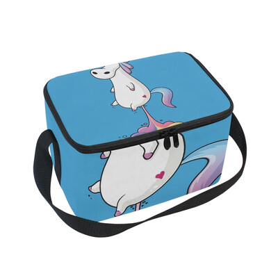 

ALAZA Lunch Box Insulated Unicorn Lunch Bag Large Cooler Tote Bag for Men Women