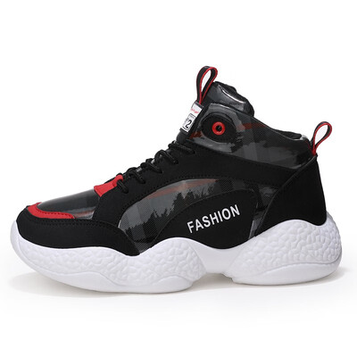 

2018 Harajuku running college network red tide shoes flat casual sports shoes net red thick casual old shoes