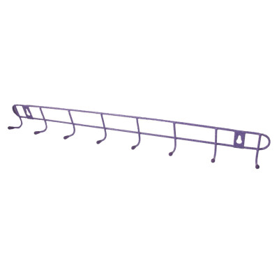 

UpperX 445 cm purple metal 8 hooks hook rail wall mounting