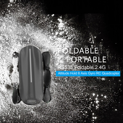 

SihuanDar RS535 Foldable Drone with Camera 480P Gesture Photography Altitude Hold Headless Mode Training Toy Quadcopter