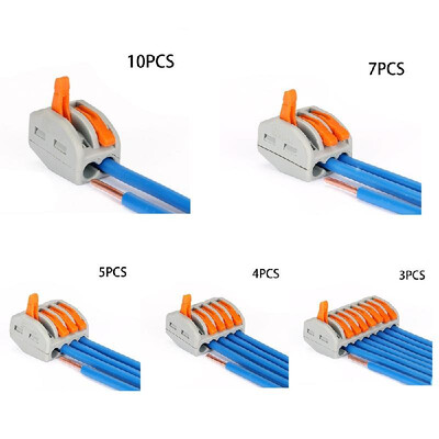 

Flame Retardant Cable Connector Set Universal Fast Electric Wire Connectors Kit Quick Install Terminals