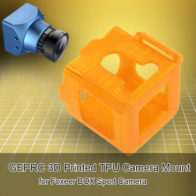 

GEPRC 3D Printed TPU Camera Mount Camera Holder for Foxeer BOX Sport Camera for FPV Racer Drone