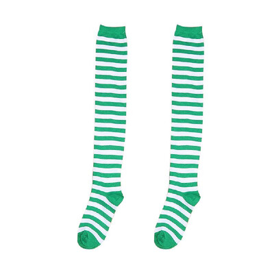

Striped Stocking Socks Polyester Over-the-Knee Thigh Socks for Women with One Size