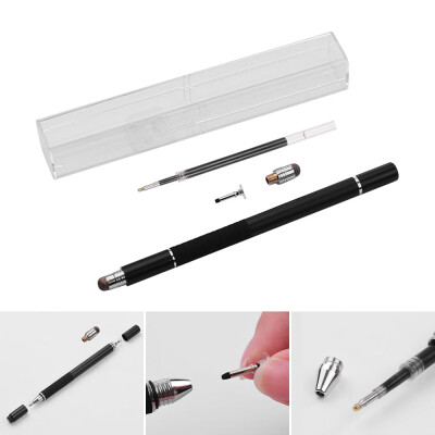 

3 in 1 Precision Stylus Pen with Refill&Disc Tip&Fiber Tip Capacitive Touchscreen Stylus Pen Set For Cellphone Tablet Sil